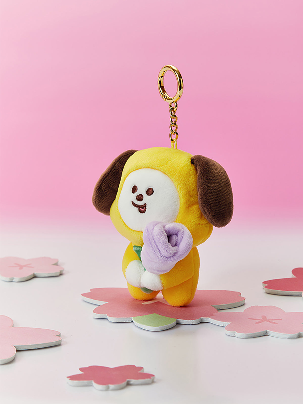 BT21 - SPRING DAYS MINI DOLL KEYRING CHIMMY - COKODIVE