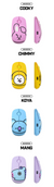 BT21 FACE WIRELESS SILENT MOUSE - COKODIVE