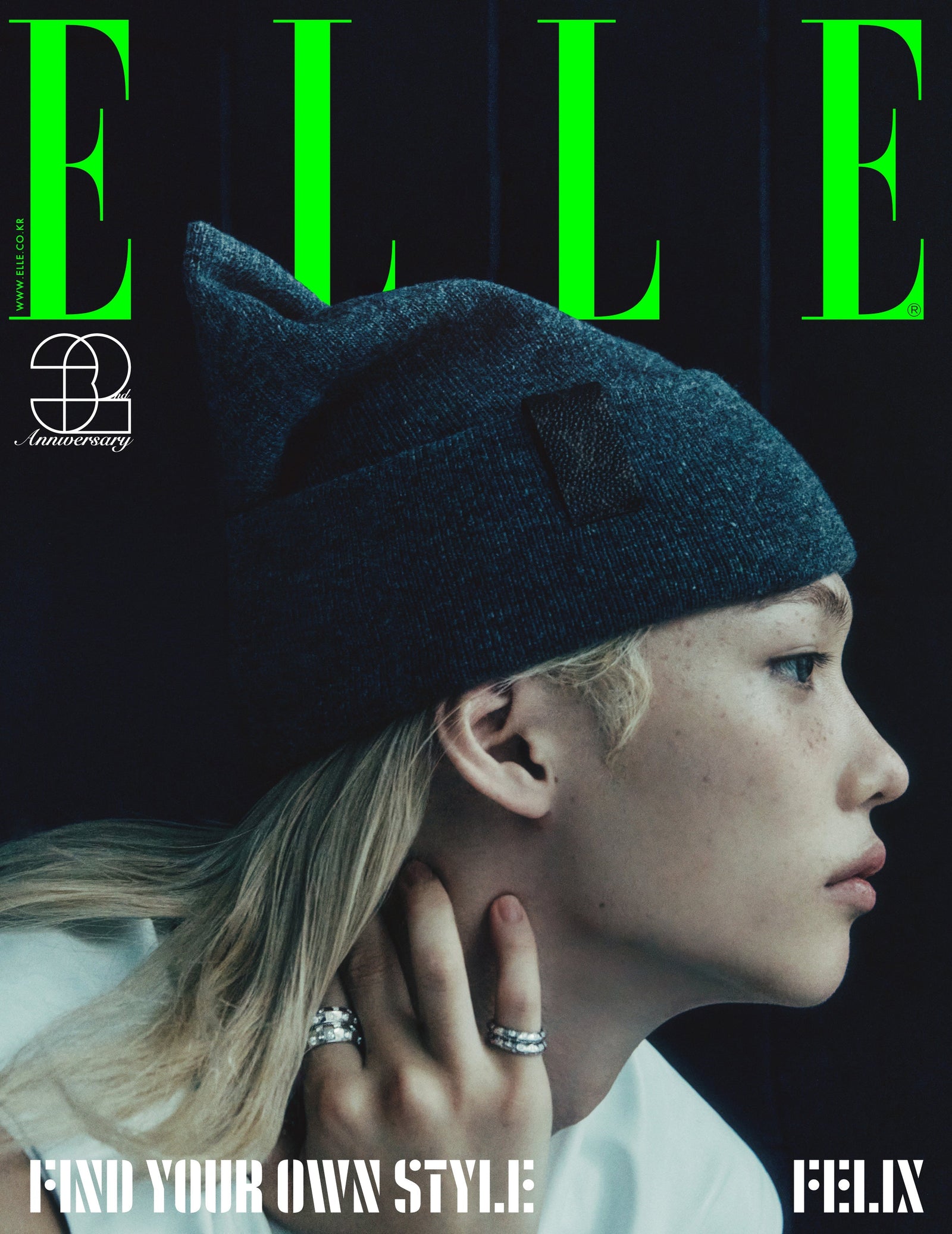 STRAY KIDS FELIX - ELLE NOVEMBER 2024 ISSUE D COVER - COKODIVE