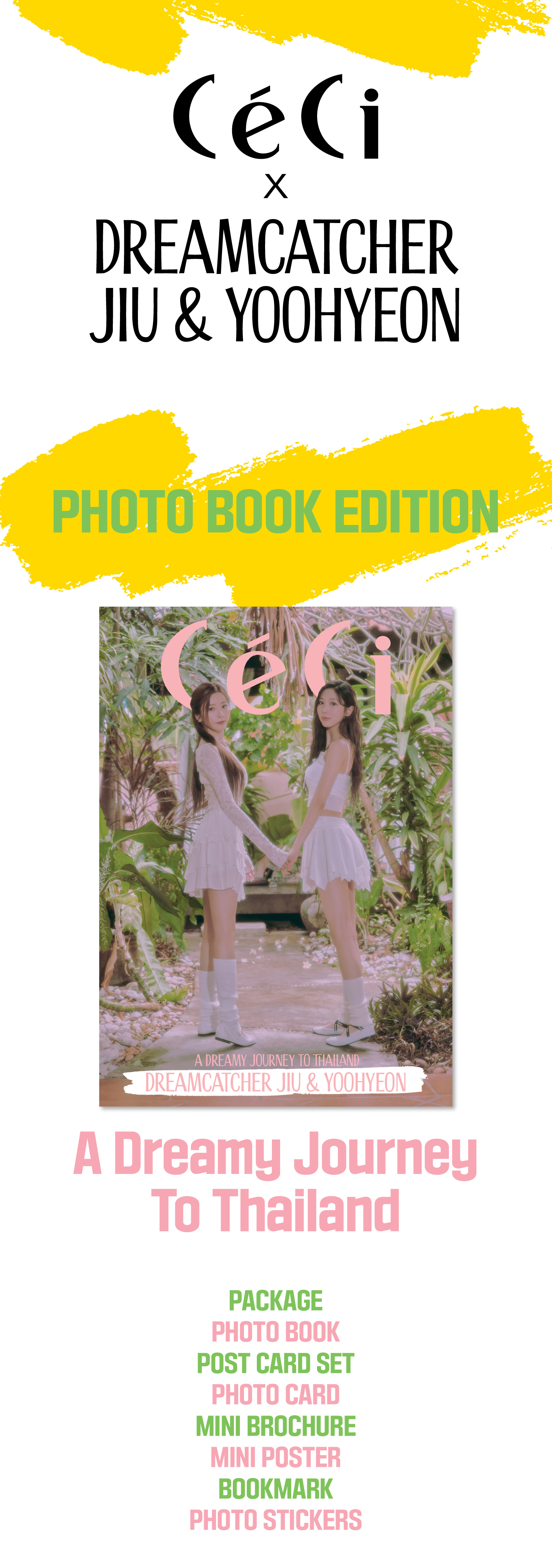 DREAMCATCHER JIU YOOHYEON X CECI PHOTOBOOK EDITION A DREAMY JOURNEY TO THAILAND - COKODIVE