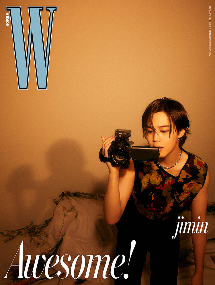 BTS JIMIN COVER W KOREA MAGAZINE 2023 VOL.2 ISSUE - COKODIVE