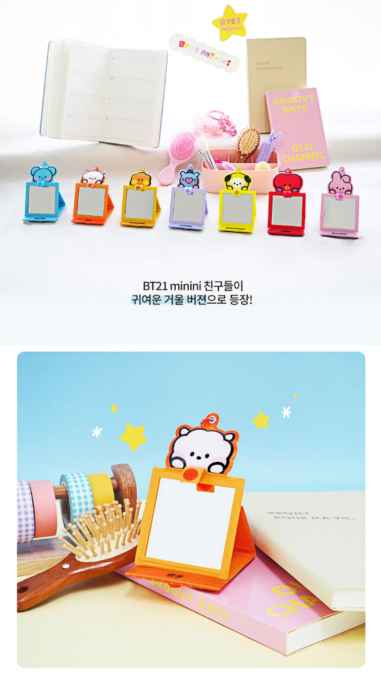 BT21 MININI MIRROR KEYRING - COKODIVE