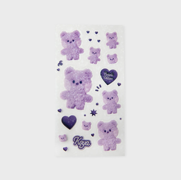 BT21 PURPLE OF WISH EDITION MININI STICKER - COKODIVE