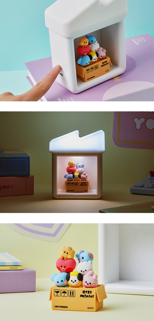 BT21 MININI HOUSE FIGURE MOOD LAMP - COKODIVE