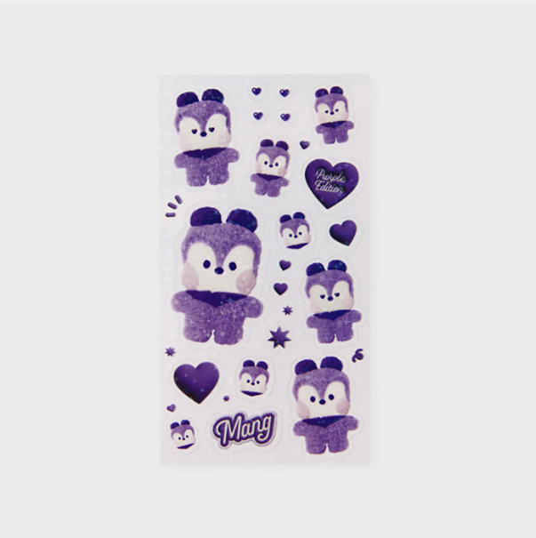 BT21 PURPLE OF WISH EDITION MININI STICKER - COKODIVE