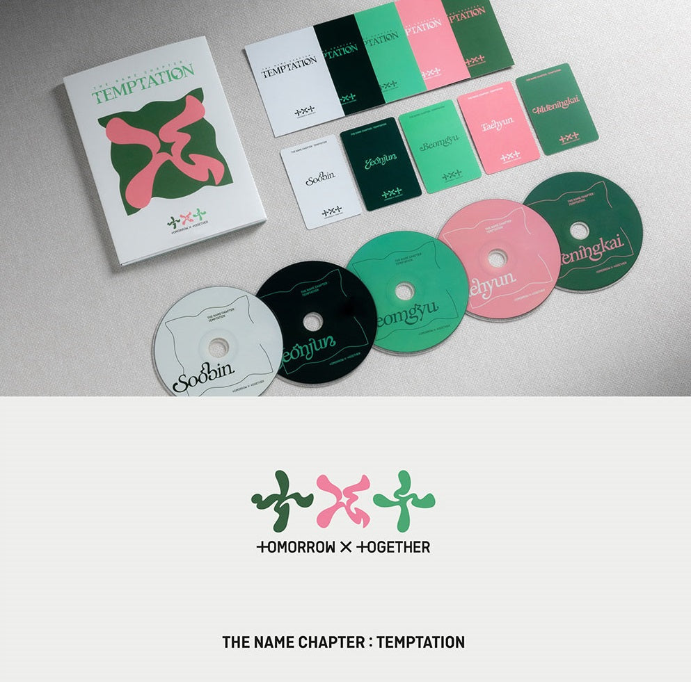 TXT - THE NAME CHAPTER TEMPTATION LULLABY VER. 5TH MINI ALBUM NO P.O.B VER. - COKODIVE