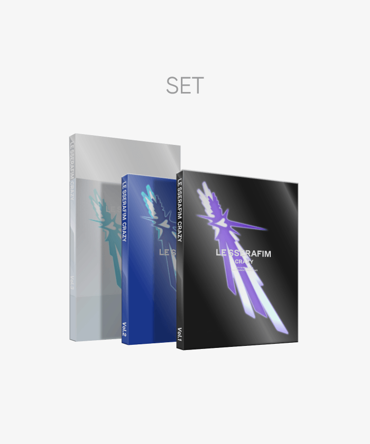 LE SSERAFIM - CRAZY 4TH MINI ALBUM PHOTOBOOK SET