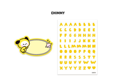 BT21 MININI ACRYLIC PIN BADGE STICKER - COKODIVE