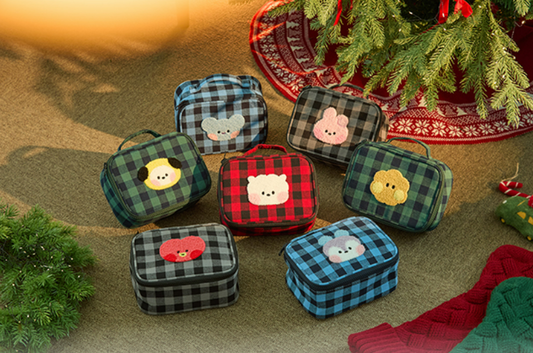 BT21 - MININI BASIC CHECK POUCH - COKODIVE