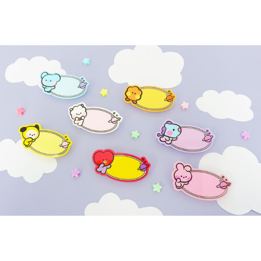 BT21 MININI ACRYLIC PIN BADGE STICKER - COKODIVE