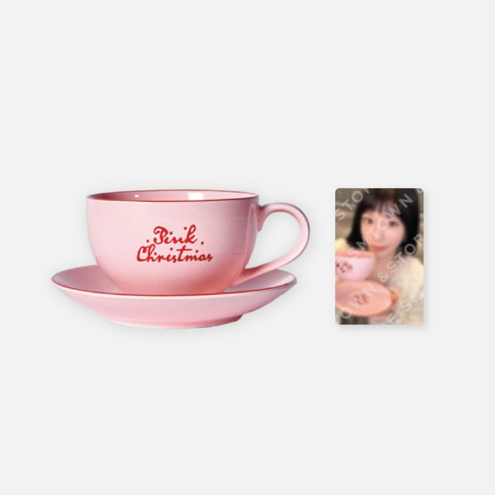 GIRLS&#39; GENERATION - 2024 PINK CHRISTMAS CUP &amp; SAUCER SET - COKODIVE