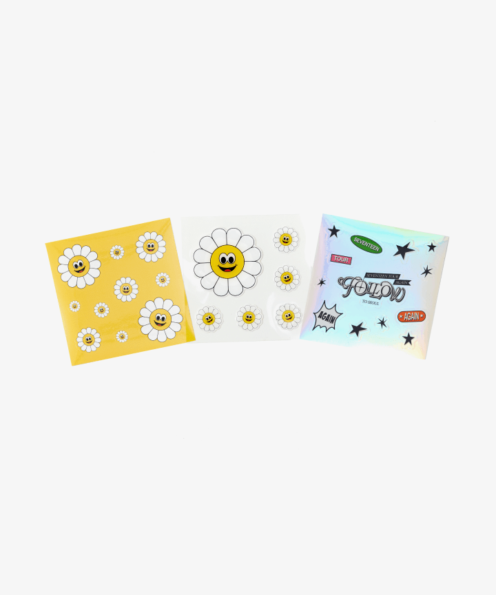 SEVENTEEN - TOUR &#39;FOLLOW&#39; AGAIN TO SEOUL OFFICIAL MD CHAMOMILE STICKER SET - COKODIVE