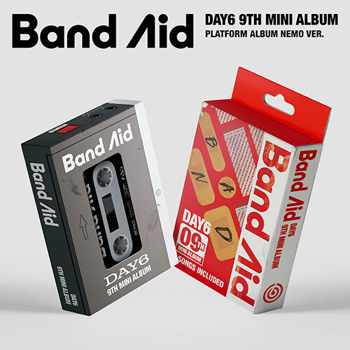 DAY6 - BAND AID 9TH MINI ALBUM JYP SHOP GIFT PLATFORM ALBUM NEMO VER RANDOM - COKODIVE