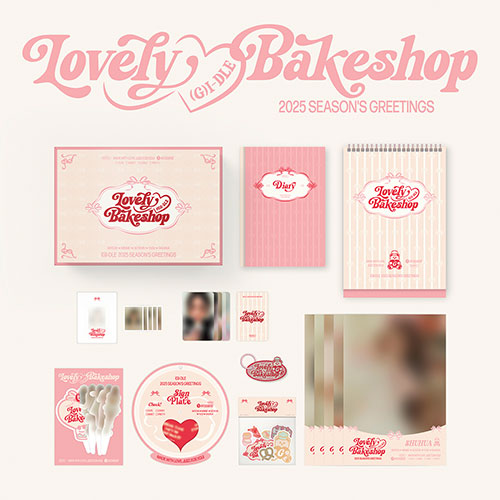 (G)I-DLE LOVELY BAKESHOP 225 SEASON&#39;S GREETINGS CUBEE GIFT - COKODIVE