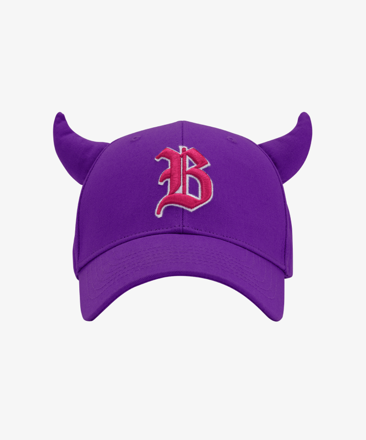 BABYMONSTER - DRIP 1ST FULL ALBUM OFFICIAL MD HORN BALLCAP PURPLE - COKODIVE