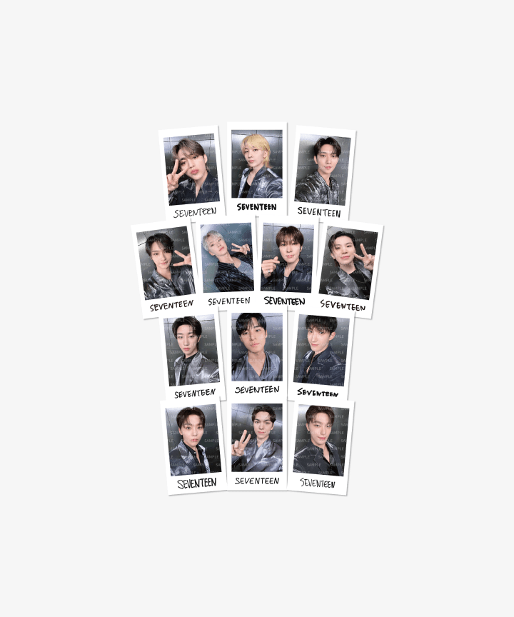 SEVENTEEN - RIGHT HERE WORLD TOUR IN JAPAN OFFICIAL MD INSTANT PHOTO STICKER CARD - COKODIVE