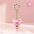 BT21 - CHERRY BLOSSOM LEATHER PATCH FIGURE KEYRING KOYA - COKODIVE