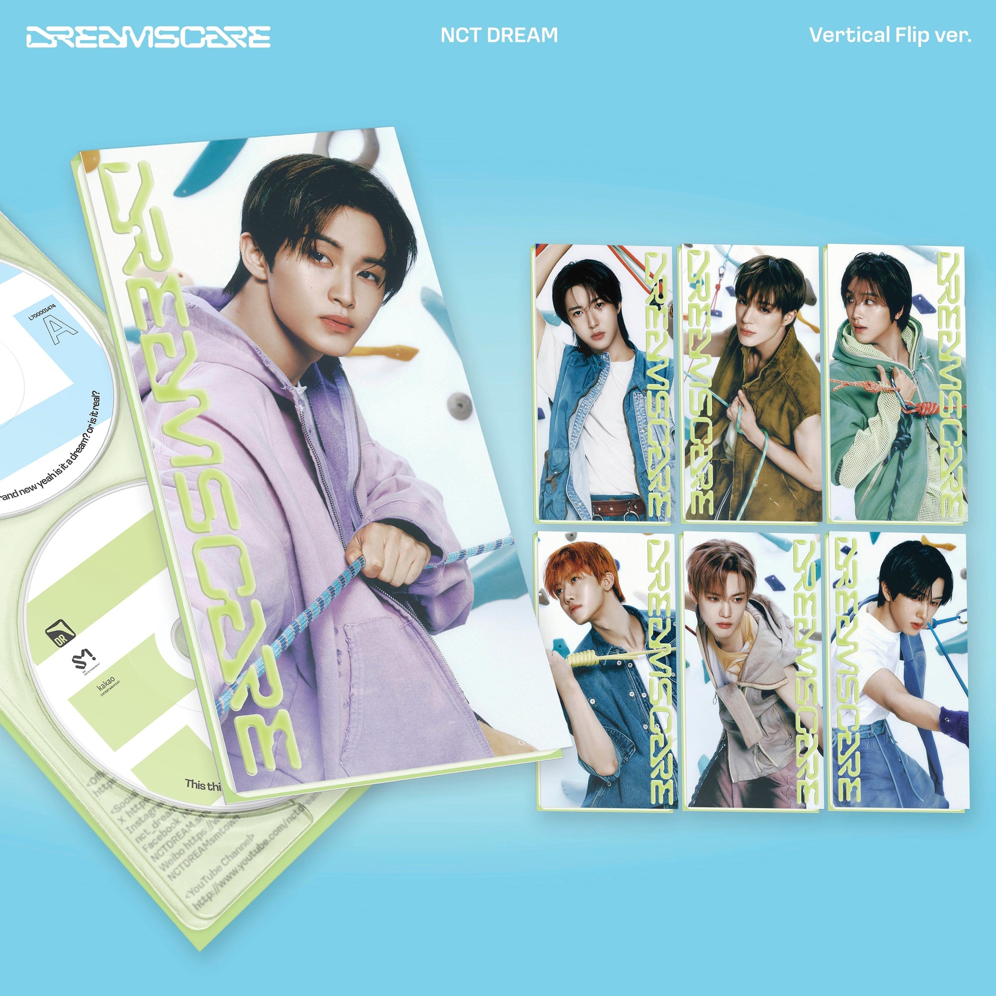 NCT DREAM - DREAMSCAPE 4TH FULL ALBUM VERTICAL FLIP VER SET