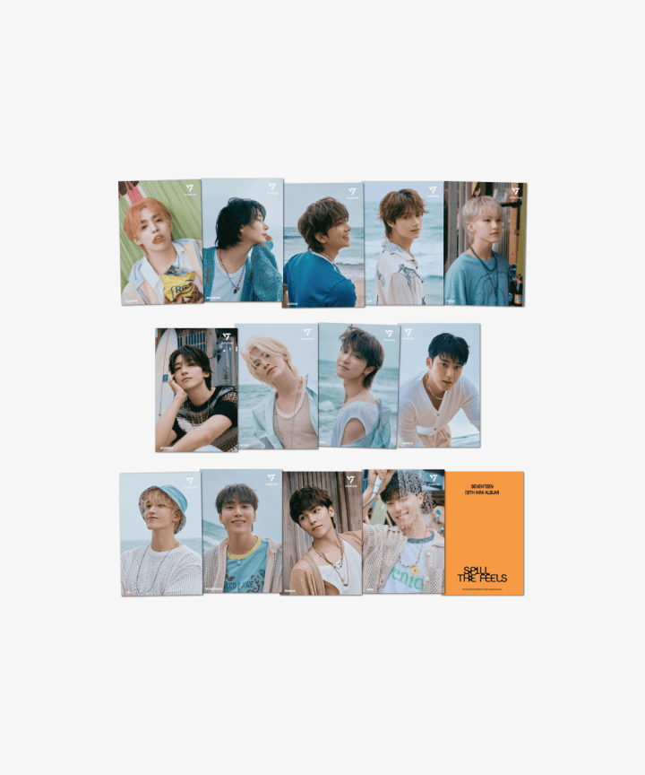 SEVENTEEN - SPILL THE FEELS OFFICIAL MD LENTICULAR POSTCARD - COKODIVE