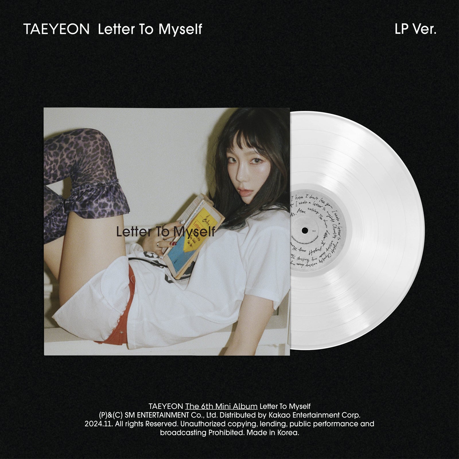 TAEYEON - LETTER TO MYSELF 6TH MINI ALBUM LP VER - COKODIVE