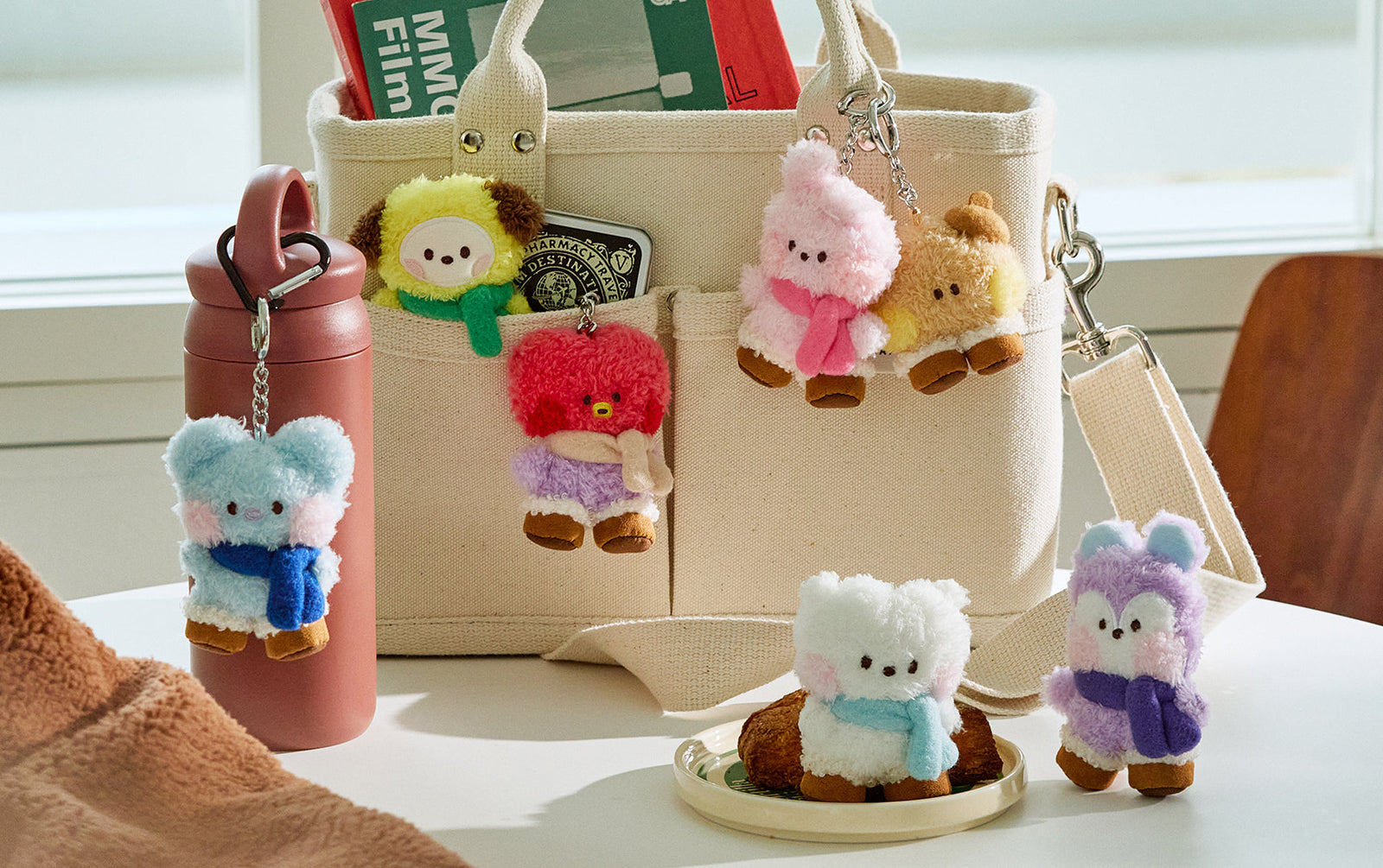 BT21 - BOOTS EDITION MINI MININI DOLL KEYRING - COKODIVE