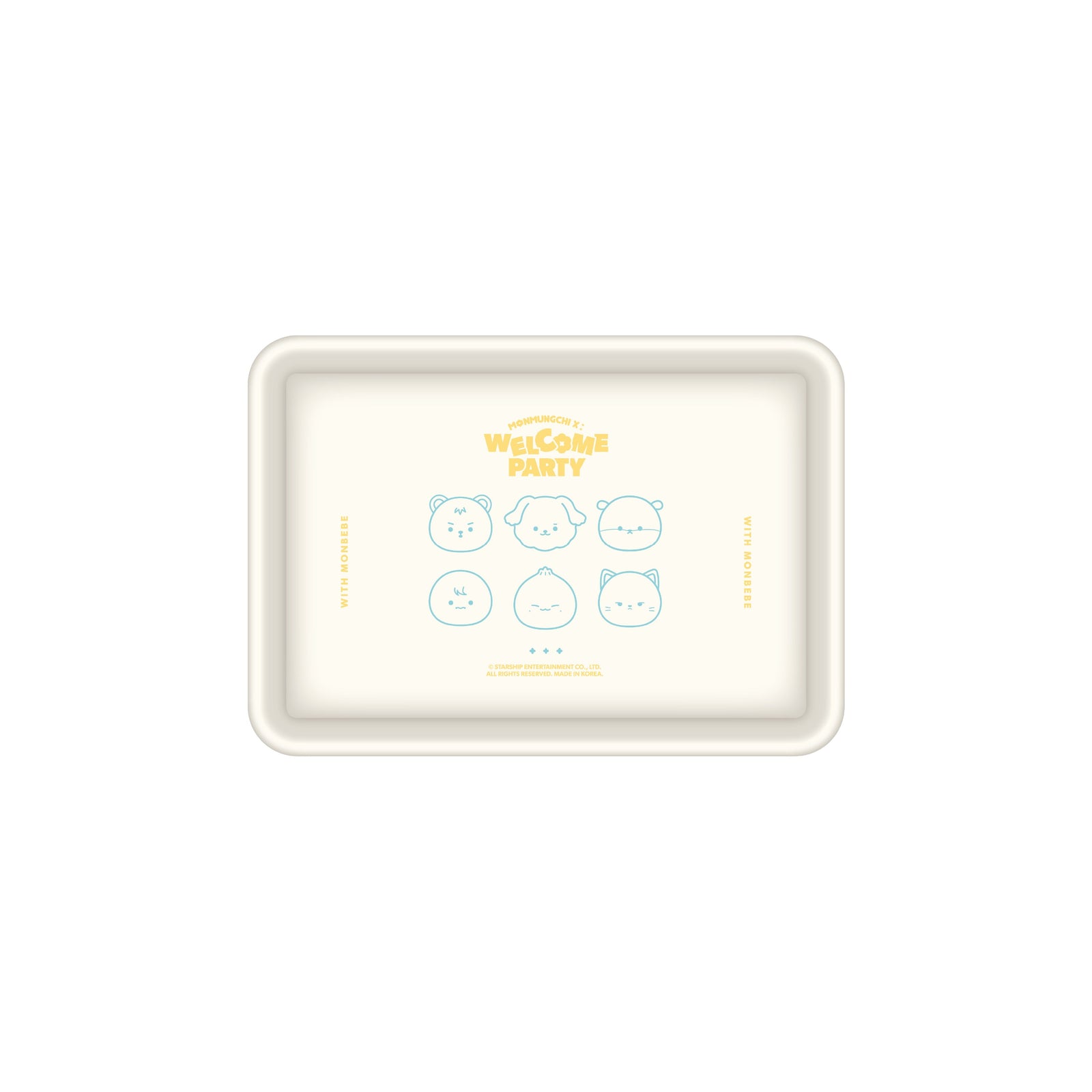 MONSTA X - MONMUGCHI X : WELCOM PARTY POP UP STORE OFFICIAL MD MONMUNGCHI X TRAY - COKODIVE