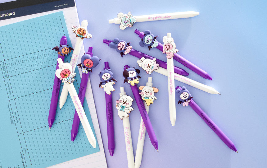 BT21 - ANGEL &amp; VILLAIN GEL PEN SET(2EA) - COKODIVE