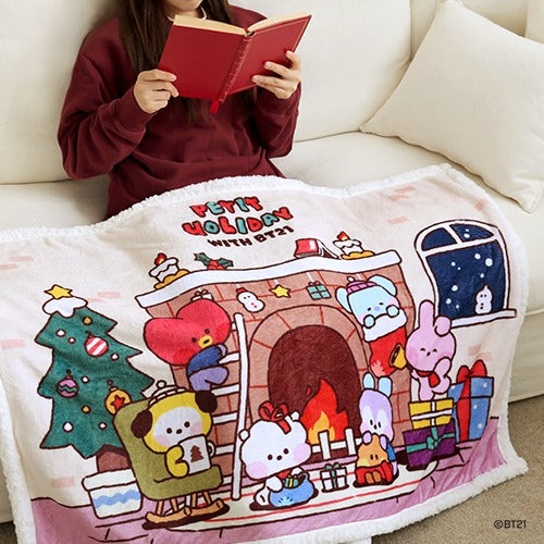 BT21 - MININI BLANKET PETIT HOLIDAY - COKODIVE