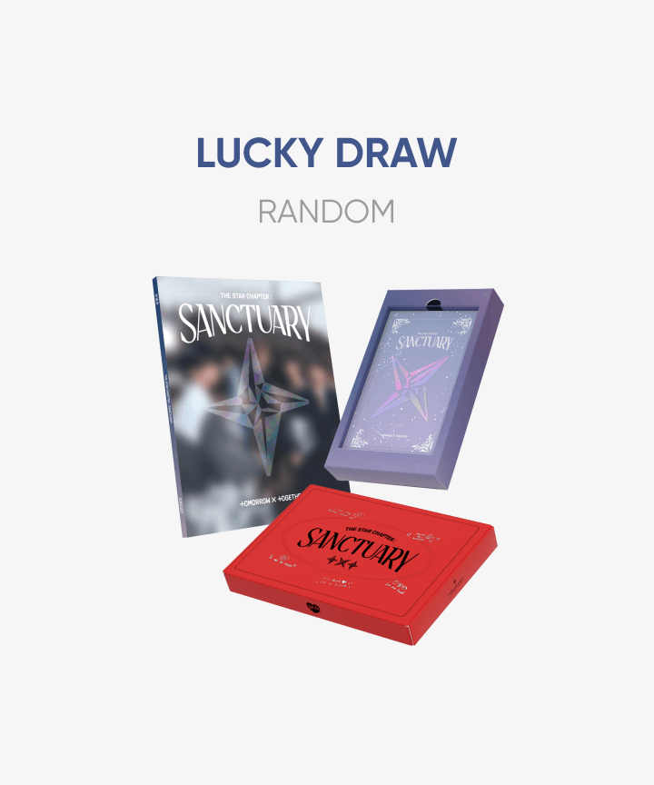 TXT - THE STAR CHAPTER : SANCTUARY 7TH MINI ALBUM WEVERSE LUCKY DRAW EVENT PHOTOBOOK RANDOM - COKODIVE