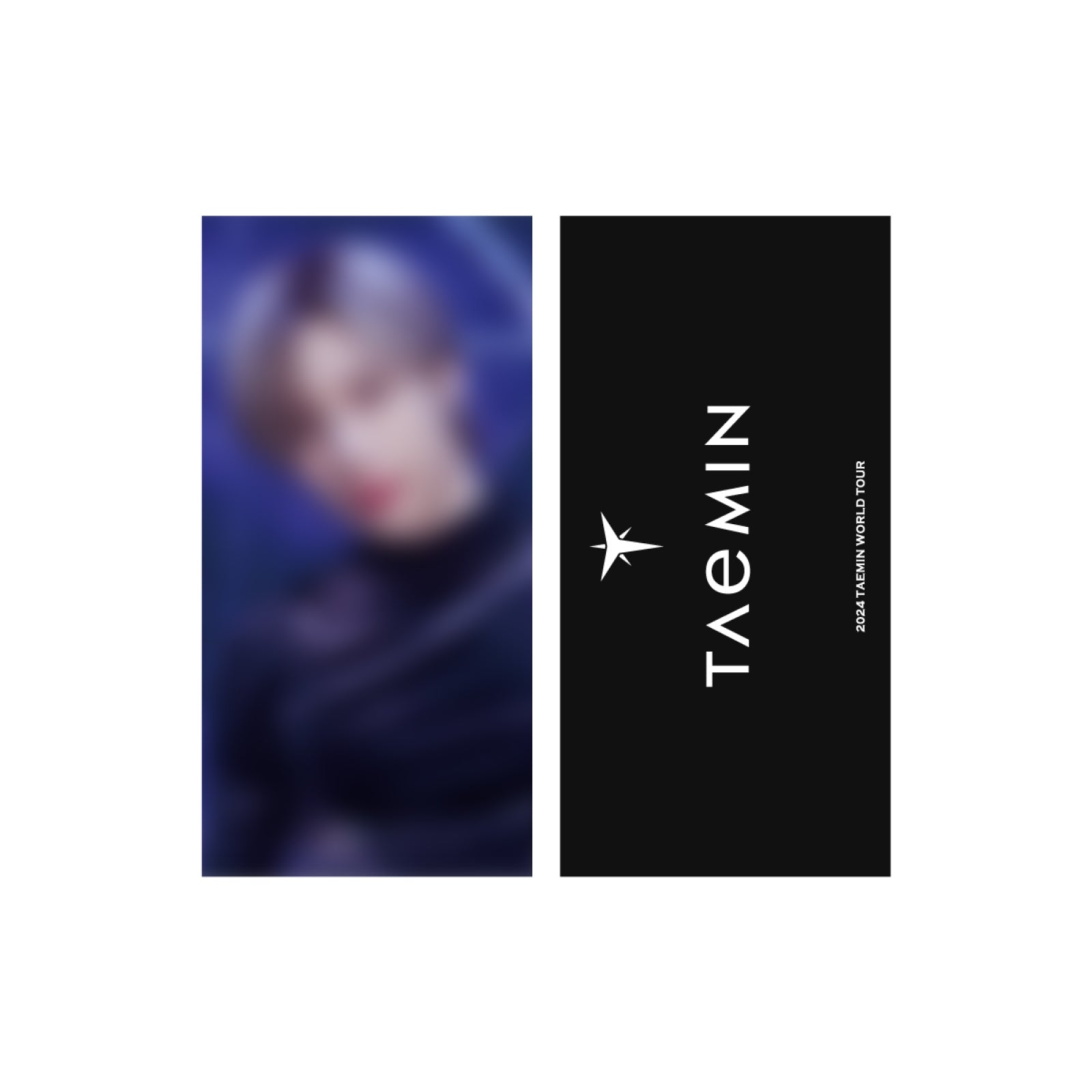 SHINEE TAEMIN - EPHEMERAL GAZE 2024 WORLD TOUR OFFICIAL MD PHOTO SLOGAN - COKODIVE