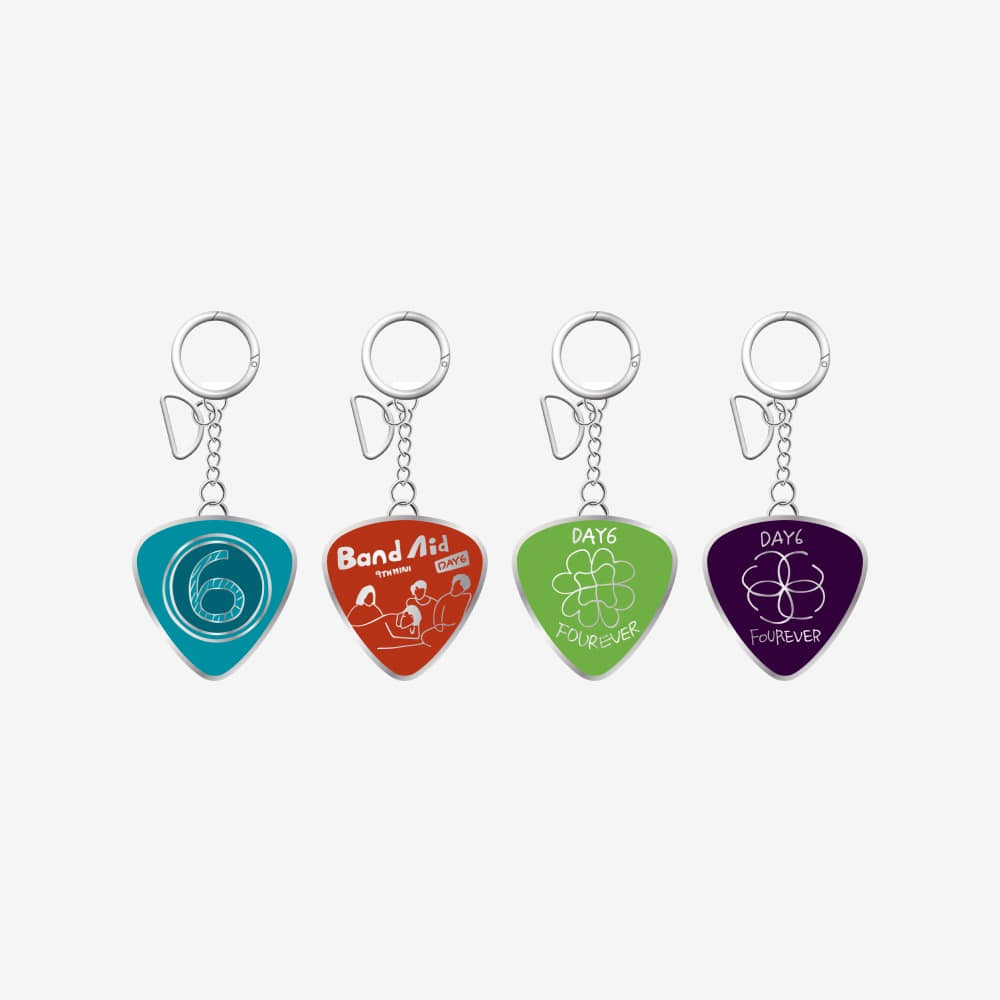 DAY6 - THE PRESENT 2024 SPECIAL CONCERT OFFICIAL MD METAL PICK KEYRING - COKODIVE