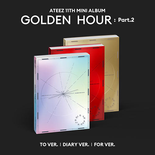 ATEEZ - GOLDEN HOUR : PART.2 11TH MINI ALBUM PHOTOBOOK SET - COKODIVE