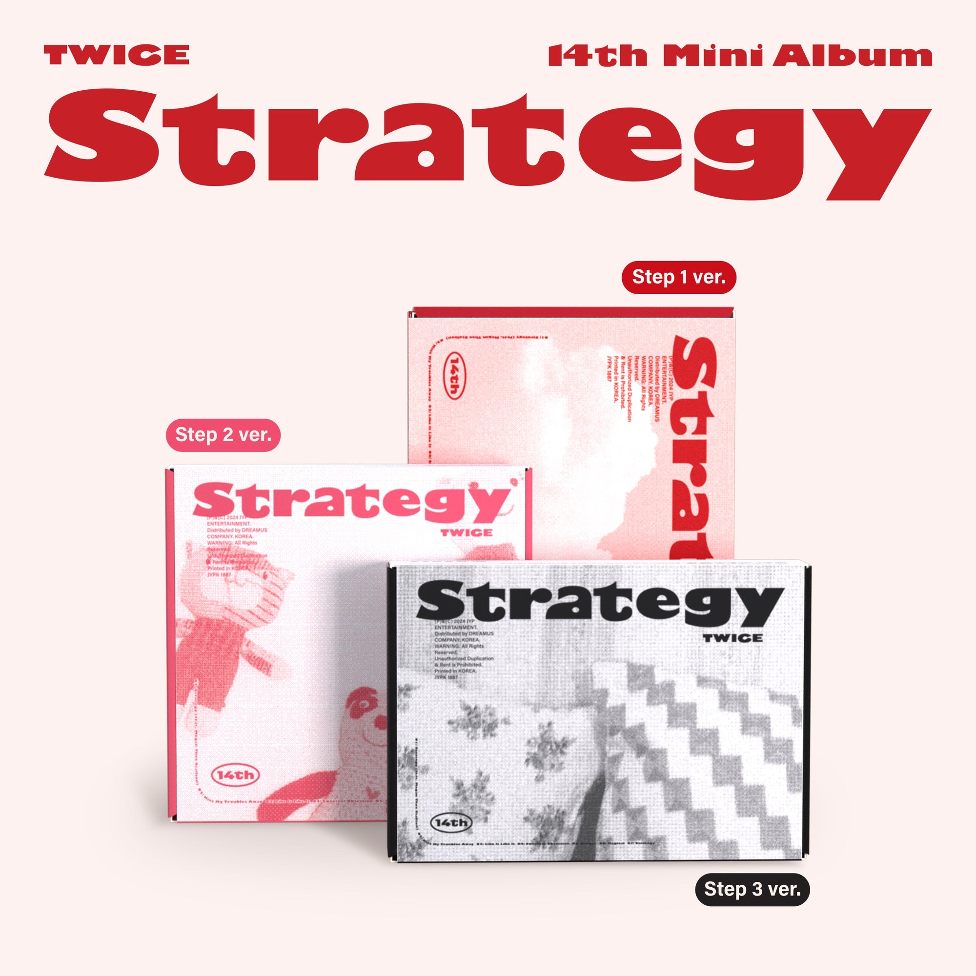 TWICE - STRATEGY 14TH MINI ALBUM STANDARD RANDOM