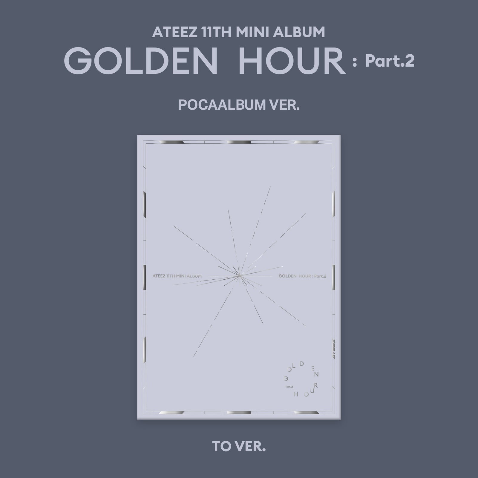 ATEEZ - GOLDEN HOUR : PART.2 11TH MINI ALBUM POCAALBUM TO VER - COKODIVE