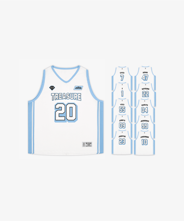 TREASURE - REBOOT FINAL IN SEOUL OFFICIAL MD BASKETBALL JERSEY - COKODIVE