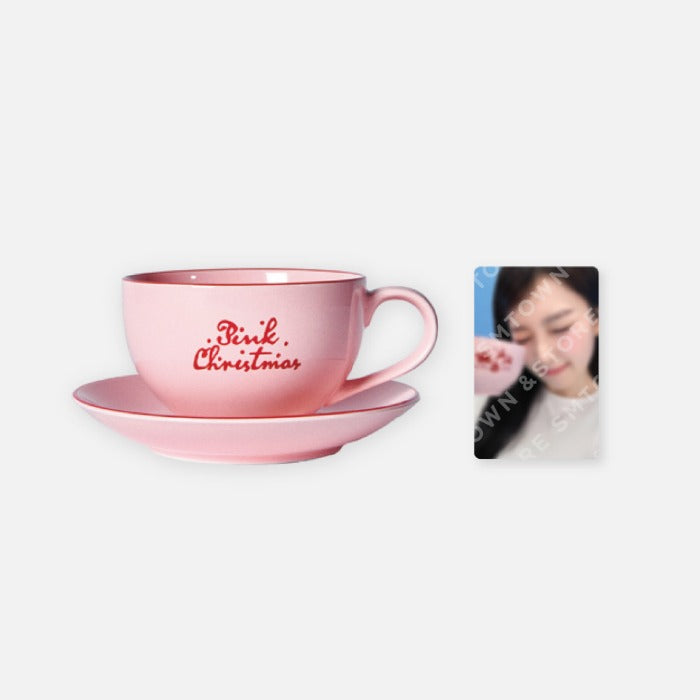 RED VELVET - 2024 PINK CHRISTMAS CUP & SAUCER SET - COKODIVE