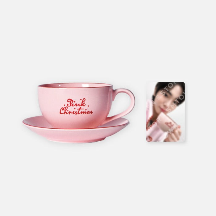 SHINEE - 2024 PINK CHRISTMAS CUP &amp; SAUCER SET - COKODIVE