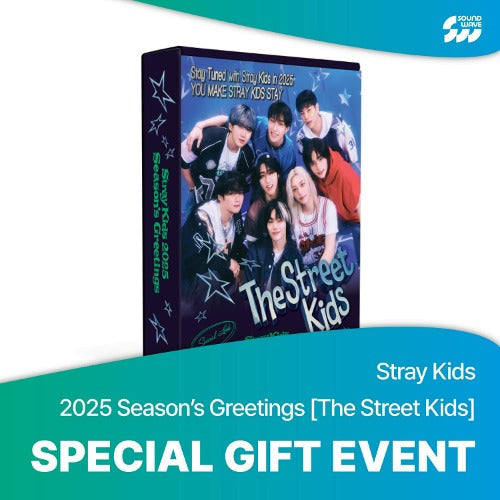 STRAY KIDS - THE STREET KIDS 2025 SEASON&#39;S GREETINGS SOUNDWAVE GIFT - COKODIVE