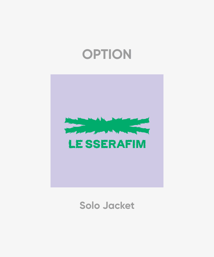 LE SSERAFIM - CRAZY JAPAN 3RD SINGLE ALBUM WEVERSE GIFT SOLO JACKET - COKODIVE