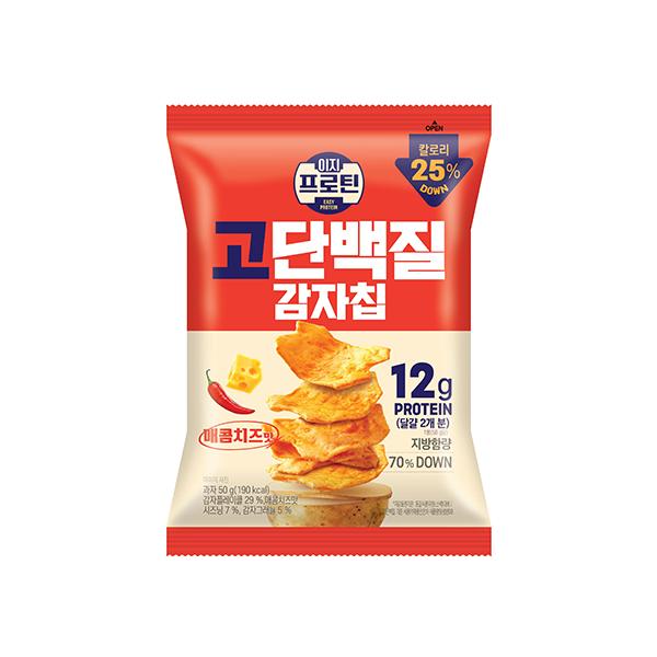 EASY PROTEIN - HIGH PROTEIN POTATO CHIPS SPICY CHEESE - COKODIVE