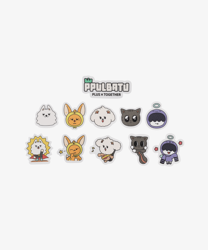 TXT - PPULBATU WARI WARI CHARACTER POP UP OFFICIAL MD STICKER SET - COKODIVE