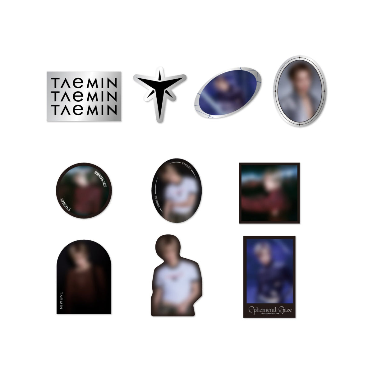 SHINEE TAEMIN - EPHEMERAL GAZE 2024 WORLD TOUR OFFICIAL MD STICKER PACK - COKODIVE