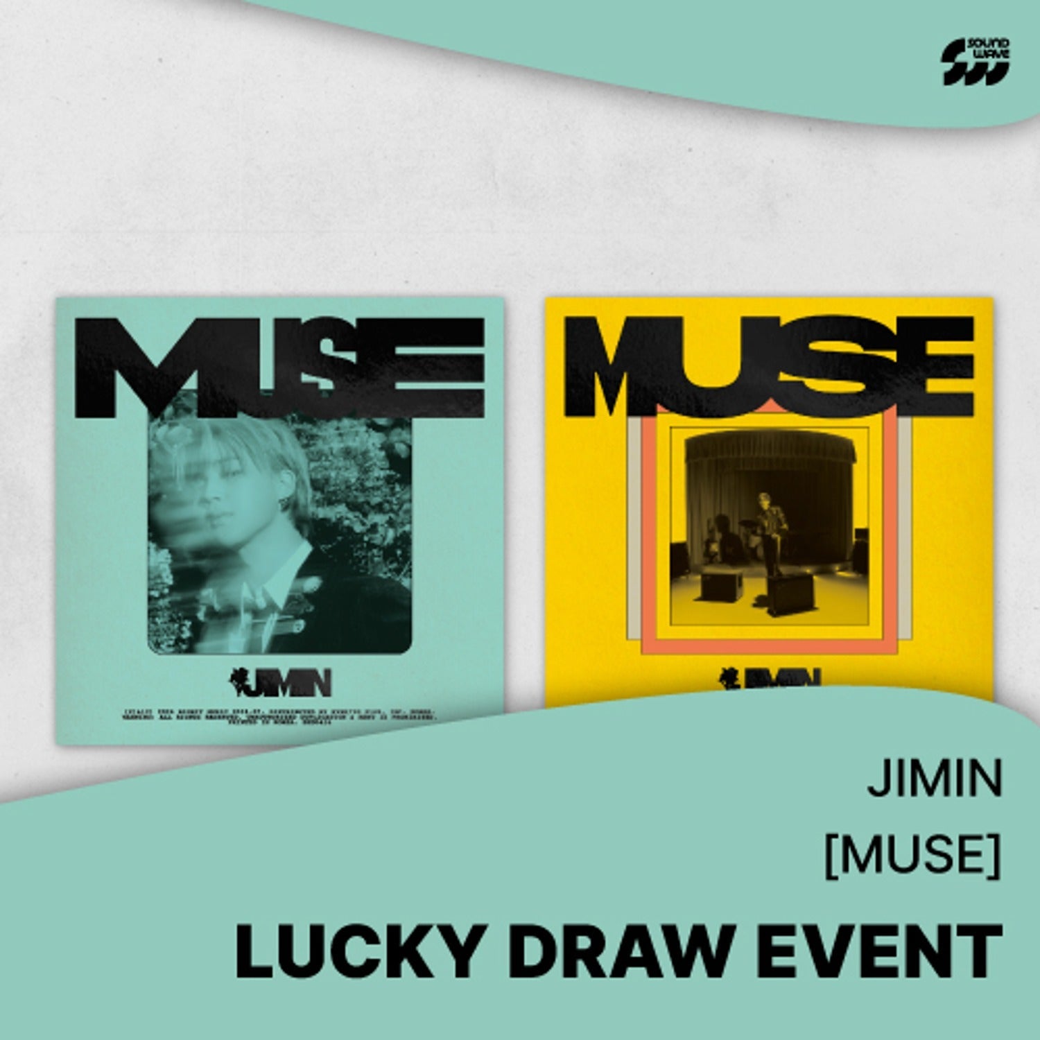 BTS JIMIN - MUSE SOLO 2ND ALBUM SOUNDWAVE LUCKY DRAW EVENT PHOTOBOOK RANDOM