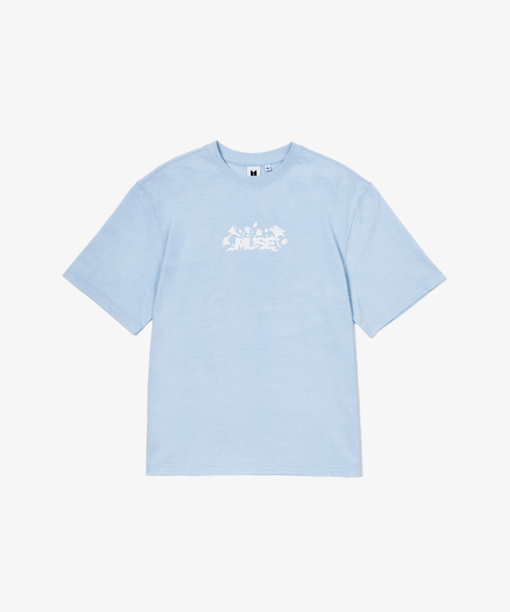 [2ND PRE-ORDER] BTS JIMIN - SMERALDO GARDEN MUSE OFFICIAL MD S/S T-SHIRT (LIGHT BLUE)