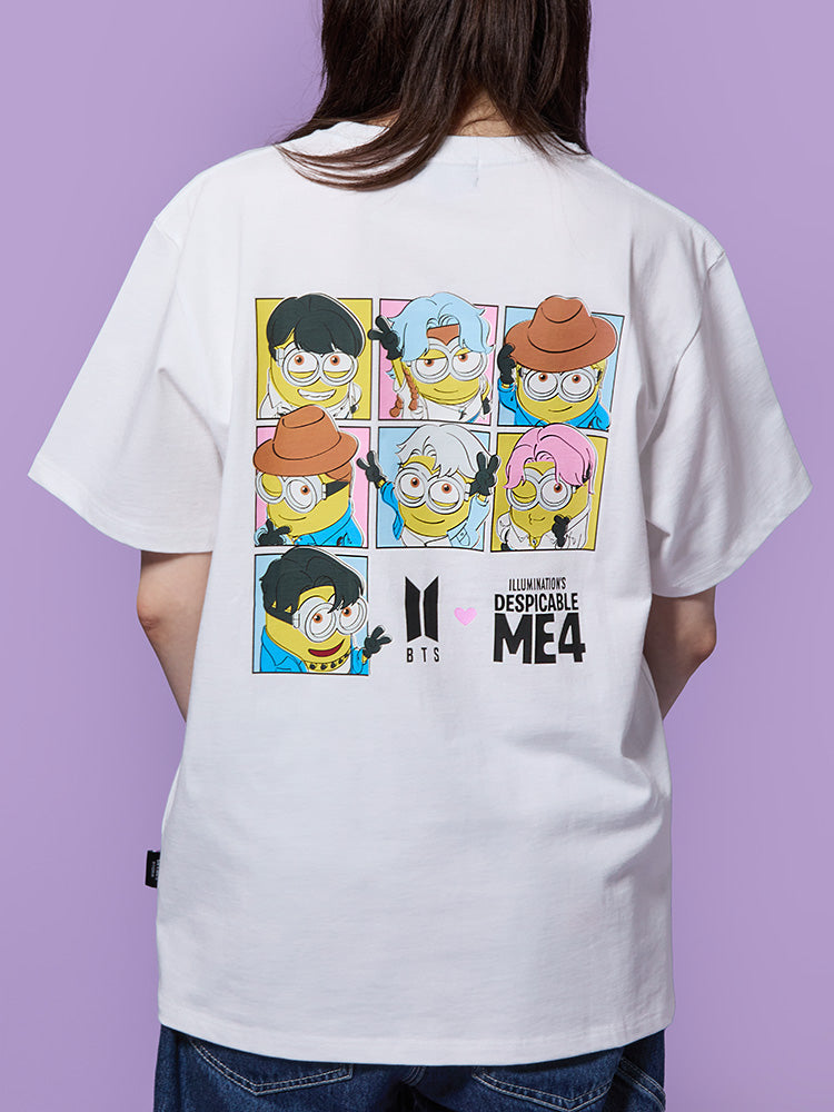 BTS - BTS X DM4 SHORT SLEEVE T-SHIRT WHITE - COKODIVE