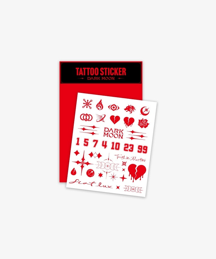 DARK MOON - OFFICIAL MD TATTOO STICKERS - COKODIVE