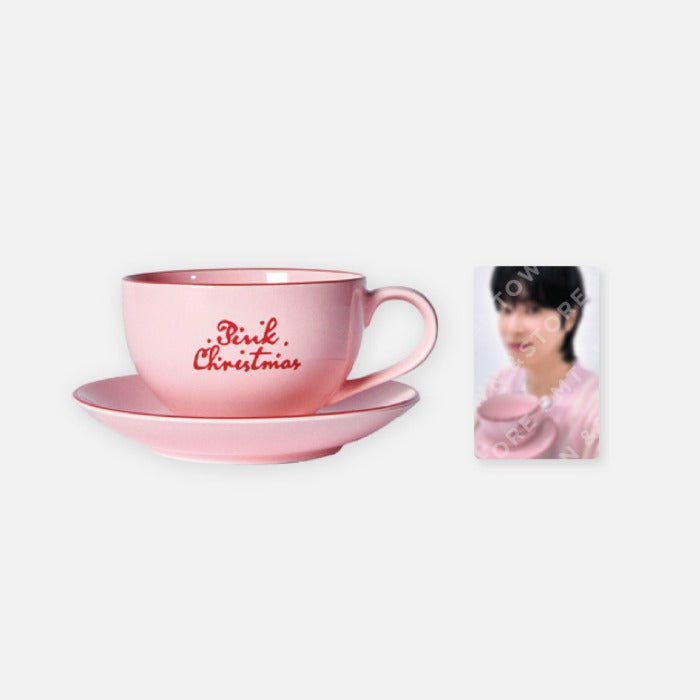 TVXQ! - 2024 PINK CHRISTMAS CUP &amp; SAUCER SET - COKODIVE