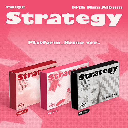 TWICE - STRATEGY 14TH MINI ALBUM PLATFORM NEMO VER RANDOM - COKODIVE