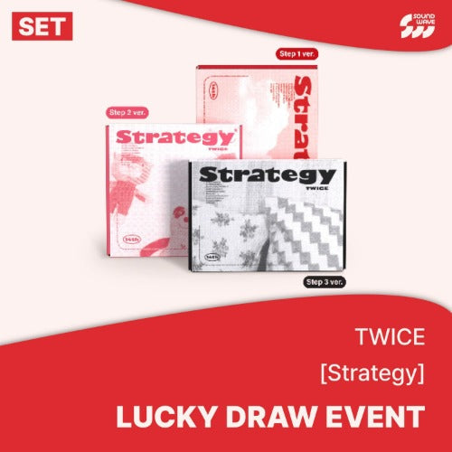 TWICE - STRATEGY 14TH MINI ALBUM SOUNDWAVE LUCKY DRAW EVENT STANDARD SET - COKODIVE