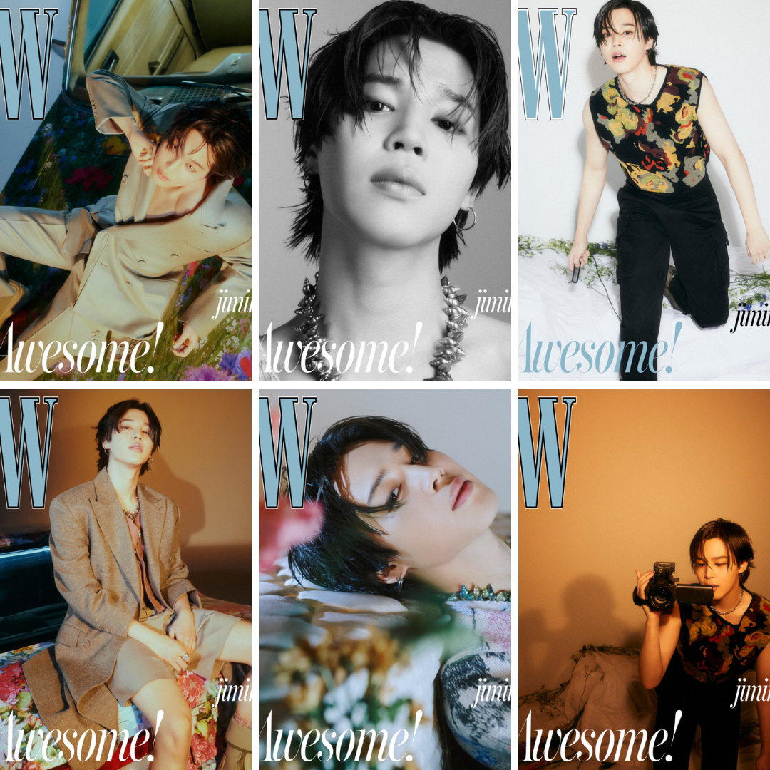 BTS JIMIN COVER W KOREA MAGAZINE 2023 VOL.2 ISSUE - COKODIVE